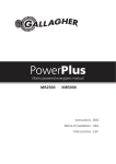PowerPlus MR2500 MR5000