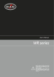 WR series / User`s Manual - DAS Audio