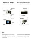 Manual Instrucciones para SPORTS CAM