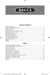 TABLE OF CONTENTS ÍNDICE