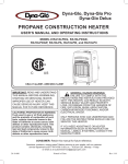 PROPANE CONSTRUCTION HEATER