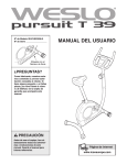 manual del usuario precauci&oacute;n