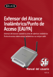 Extensor del Alcance Inal&aacute;mbrico/Punto de Acceso (EAI/PA)