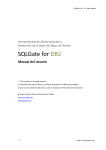 Manual del Producto - SQLGate for SQL Server