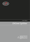 DASnet Splitter User´s Manual