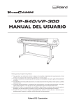 VP-540/VP-300, Manual del usuario
