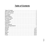 Table of Contents - Noa