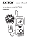 Manual del usuario Termo-Anemómetro PCM/MCM