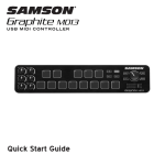 Manual Samson Graphite MD13