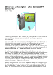 C&aacute;mara de v&iacute;deo digital - Ultra Compact DV Camcorder