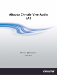 Altavoz Christie Vive Audio LA5