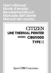 User`s Manual Mode d`emploi Benutzerhandbuch