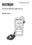 EasyView Medidor digital de luz Modelo EA31