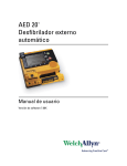 Instrucciones del uso, AED 20 Desfibrilador externo