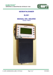 GEMETRON GEODATALOGGER DLG01 MANUAL DEL USUARIO