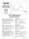 POLY LAWN ROLLER