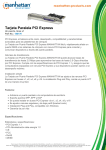 Tarjeta Paralela PCI Express - PCH Mayorista en Tecnología