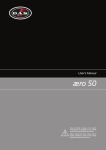 aero 50 / User`s Manual
