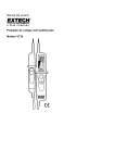 Manual del usuario Probador de voltaje LCD multifunción Modelo