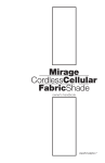 Mirage CordlessCellular FabricShade