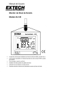 Manual del Usuario Monitor de Nivel de Sonido Modelo SL120