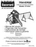 TRAVERSE JUEGO DE COLUMPIO