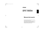 DFX-9000 User`s Guide - Epson America, Inc.