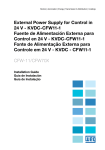 External Power Supply for Control in 24 V - KVDC-CFW11-1