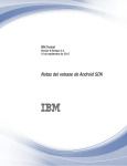 Notas del release de IBM Tealeaf CX Mobile Android SDK