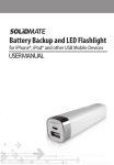 Battery Backup and LED Flashlight