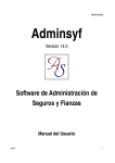 Software de Administración de Seguros y Fianzas