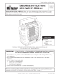 Operating instructiOns and Owner`s Manual