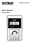 Micro-Ohmetro - Extech Instruments