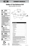 Outdoor LP Gas Barbecue Grill Model No. GBT1302W