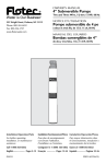 4” Submersible Pumps Pompe submersible de 4 po Bombas