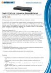 Switch PoE+ de 16 puertos Gigabit Ethernet