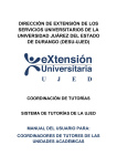 Manual Tutorias 01 - Dirección de Extensión Universitaria