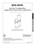 Posi-ClearTM Cartridge Filters Models PXC75, PXC95