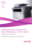 Impresora láser multifunción Xerox WorkCentre® 3210 / 3220