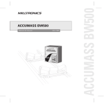 Acerca del Accumass BW500