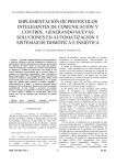 implementaci&oacute;n de protocolos inteligentes de comunicaci&oacute;n y