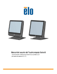 Manual del usuario del Touchcomputer Serie-B