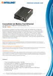 Convertidor de Medios Fast Ethernet