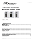 Continuous Duty Paper Shredder
