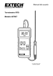 Termómetro HD RTD - Extech Instruments