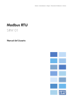SRW01 - Manual de la Comunicación Modbus-RTU