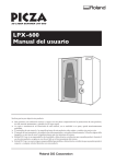 LPX-600 Manual del usuario