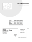 30” ELECTRIC COOK-TOP Model No. FGEC3065K