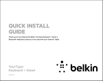 QUICK INSTALL GUIDE