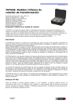 TRT03B- Medidor trif&aacute;sico de relaci&oacute;n de